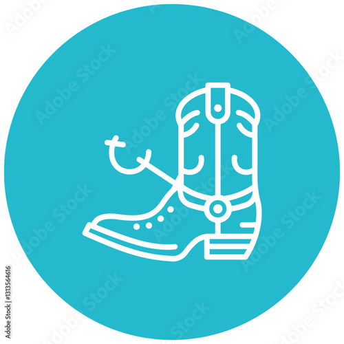 Western Spurs Vector Icon