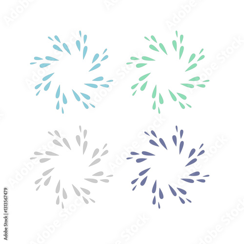 Water Splash Sign Symbol Logo Vector
