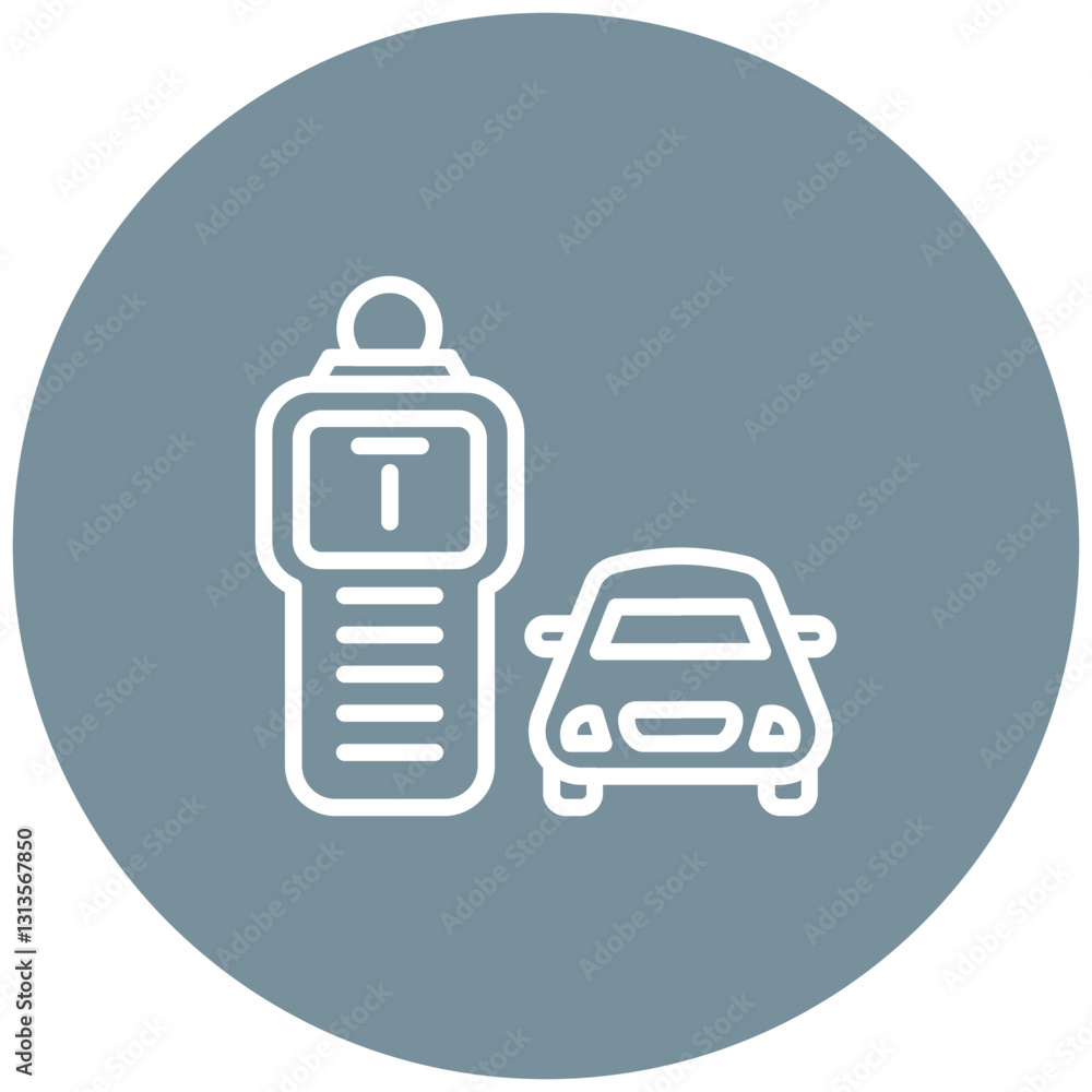 Obraz premium Speed Gun Vector Icon