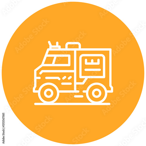 SWAT Truck Vector Icon
