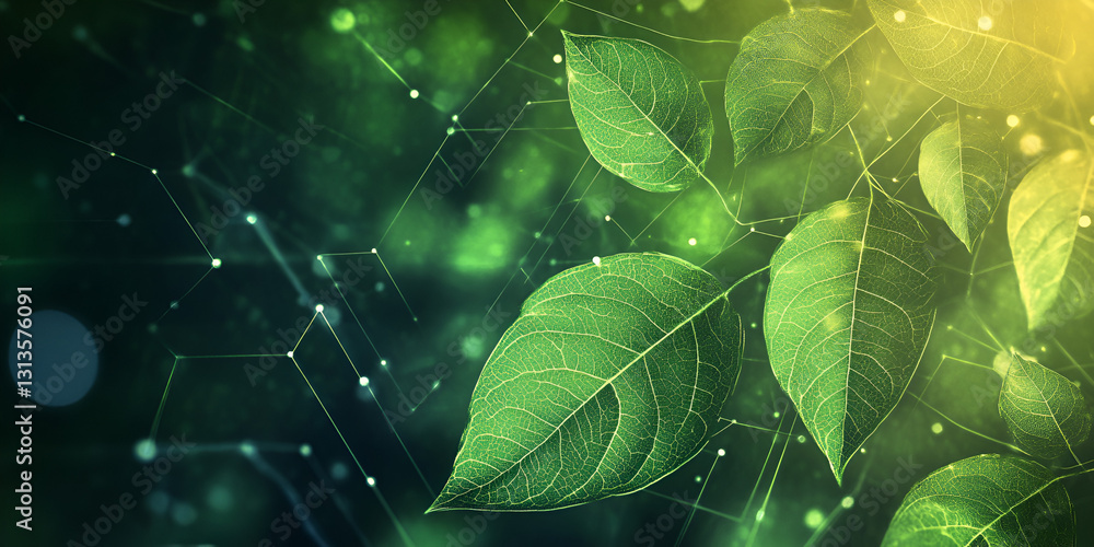 Futuristic Concept of Green Technology and Digital Nature Integration
Futuristic Concept of Green Technology and Digital Nature Integration