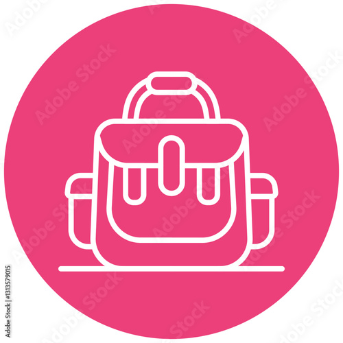 Diaper Bag Vector Icon