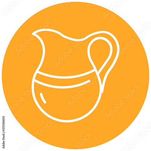Creamer Pitcher Vector Icon
