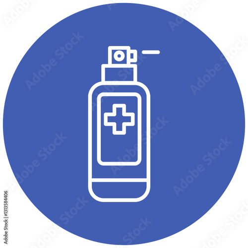 Antiseptic Spray Vector Icon