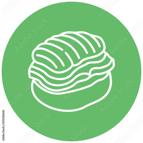 Char Siu Vector Icon