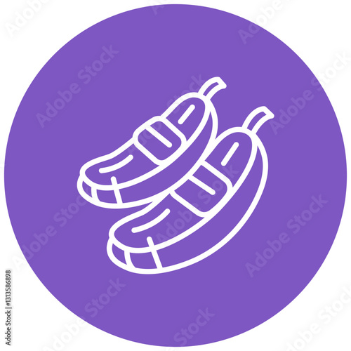 Fried Plantains Vector Icon