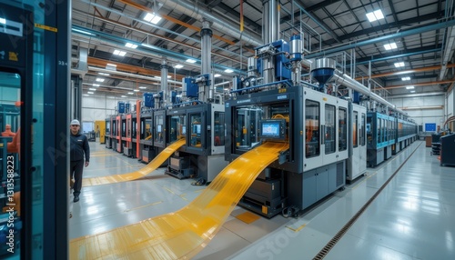Advanced Manufacturing Facility with Automated Production Lines