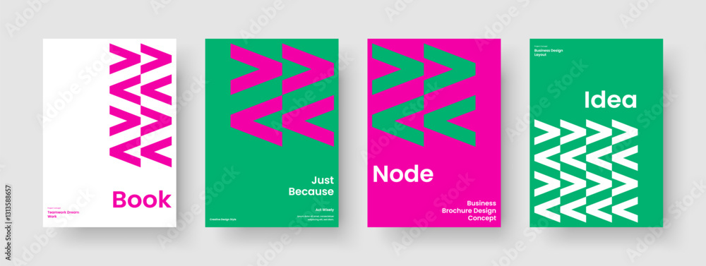 Obraz premium Abstract Book Cover Template. Geometric Business Presentation Layout. Isolated Banner Design. Report. Background. Flyer. Brochure. Poster. Portfolio. Pamphlet. Brand Identity. Advertising. Leaflet