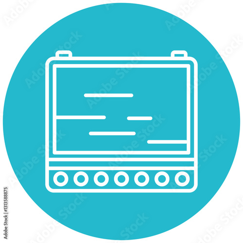 Green Screen Setup Vector Icon