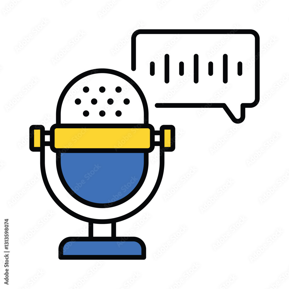 Audio wave vector filled outline icon. EPS 10 file Audio wave vector filled outline icon. EPS 10 file