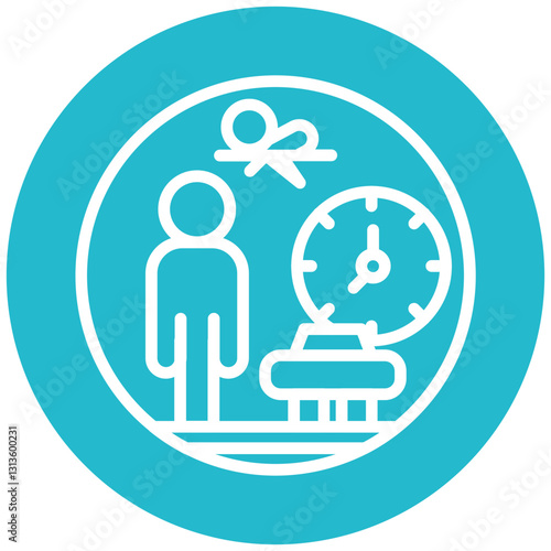 Estimated Time of Arrival Vector Icon