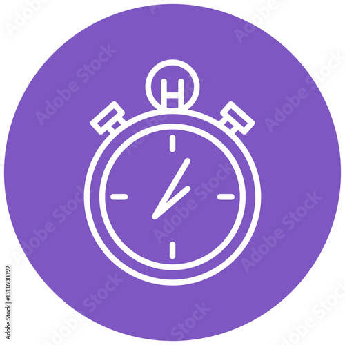 Stopwatch Vector Icon