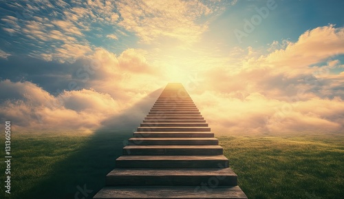 Heavenly stairway to light