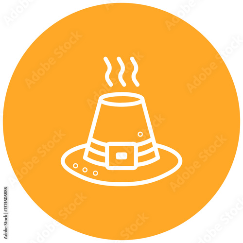 Pilgrim Hat Vector Icon