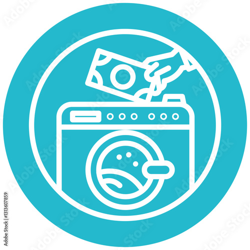 Laundered Money Vector Icon