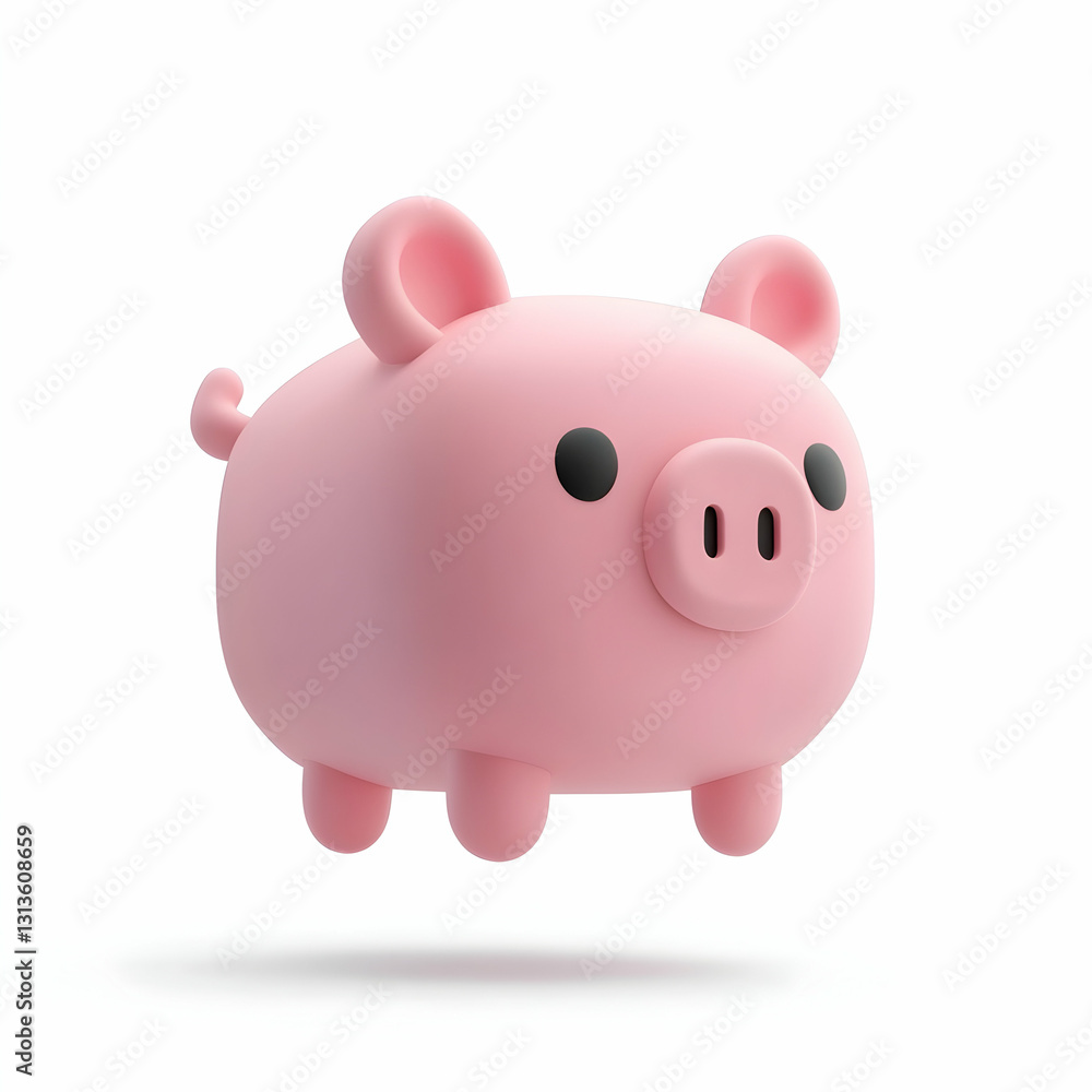 pink piggy bank isolated pink piggy bank isolated