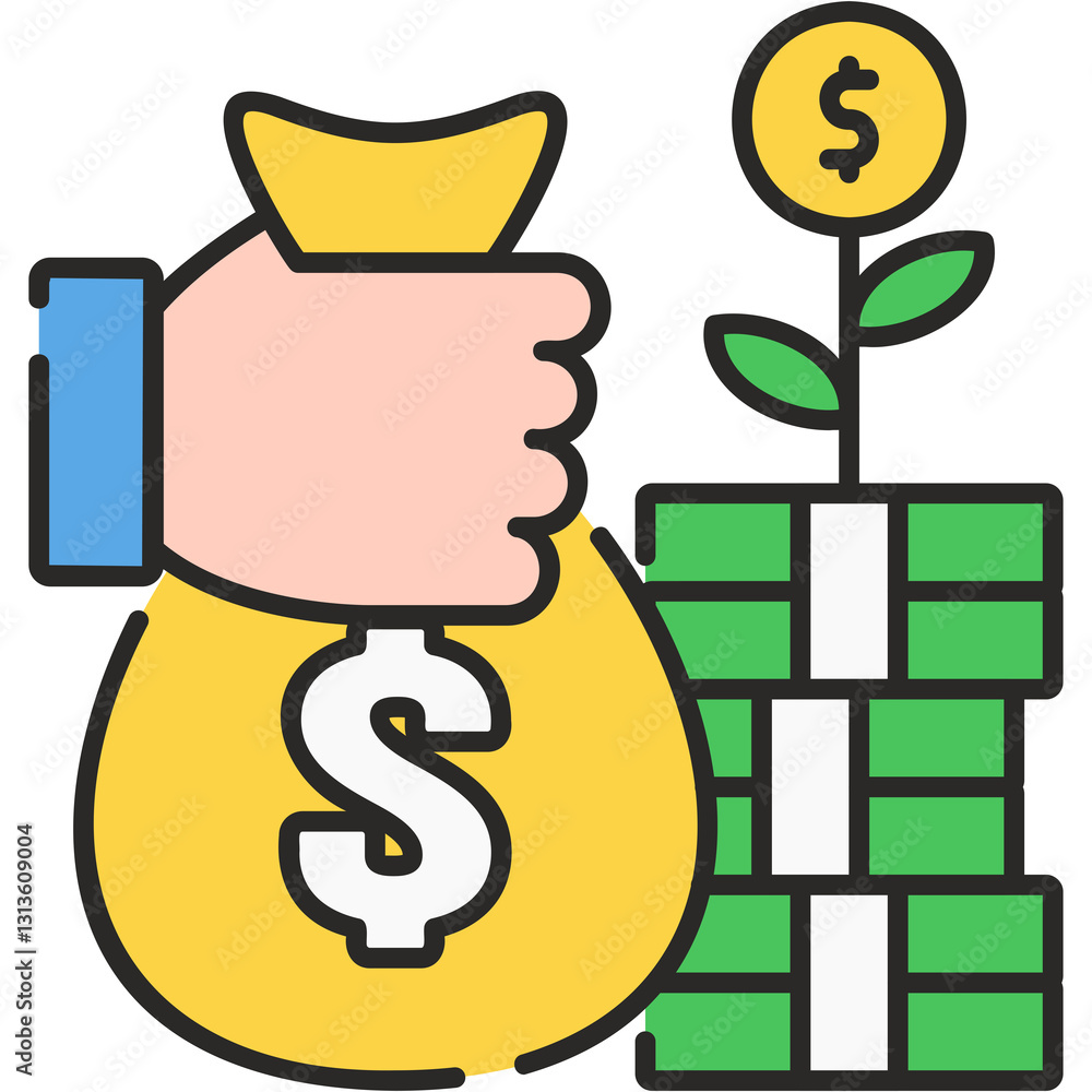 Fotografie Investor Sticker