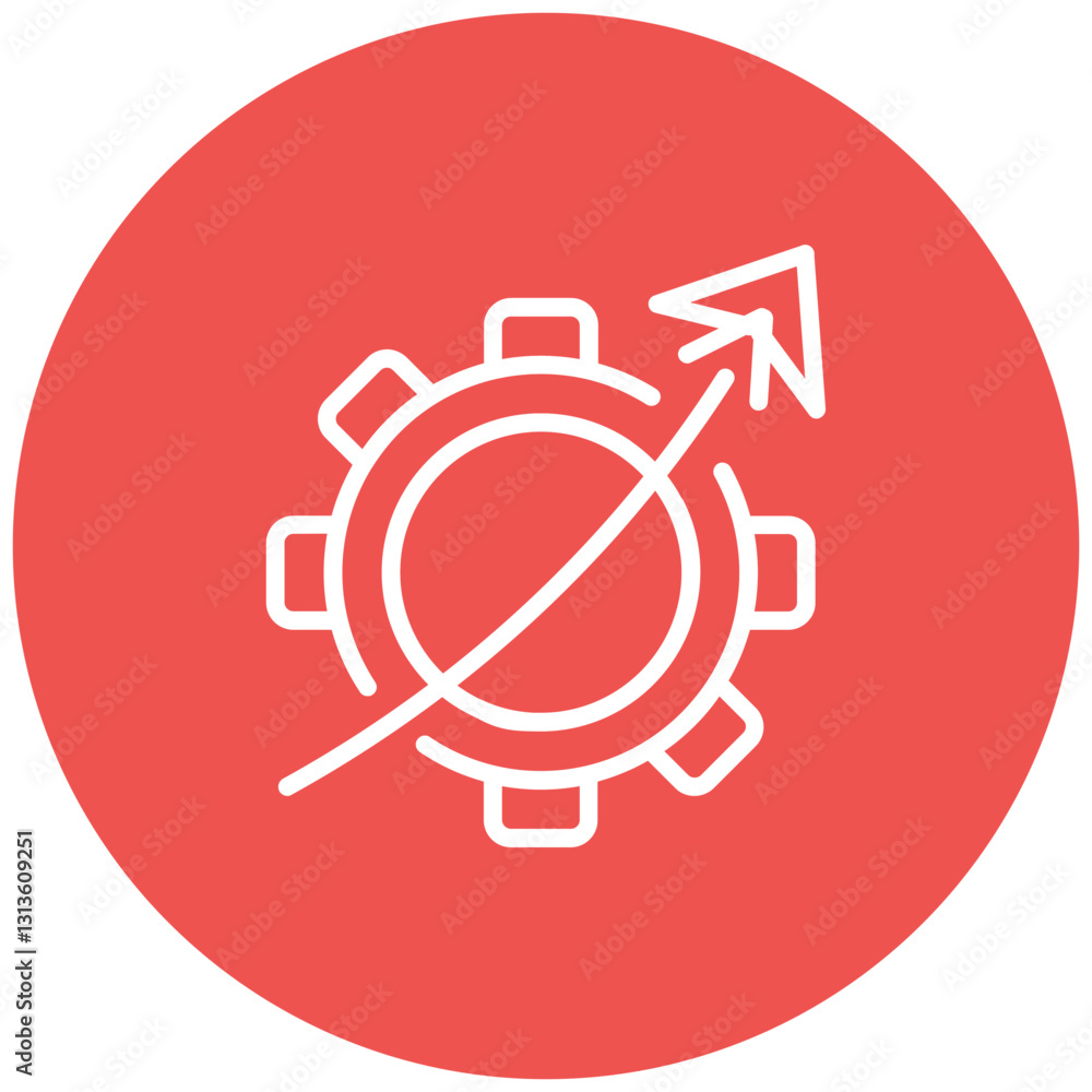 Mechanical Release Vector Icon Mechanical Release Vector Icon
