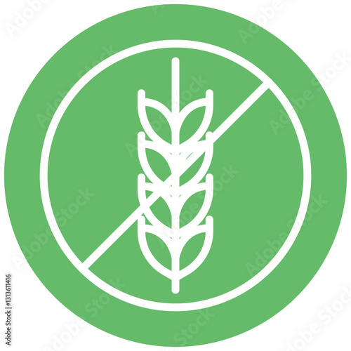 Gluten Sensitivity Vector Icon