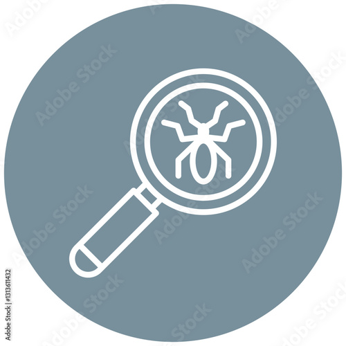 Insect Bite Reaction Vector Icon