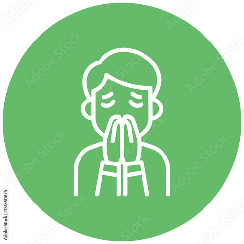 Severe Allergy Vector Icon
