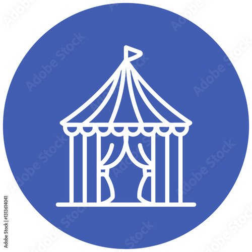 Monsoon Carnival Vector Icon