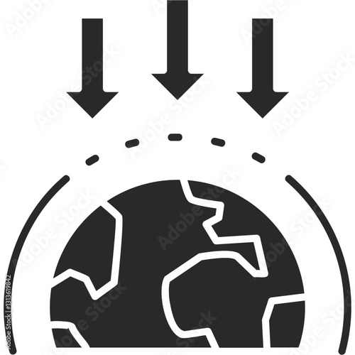 Ozone Depletion Icon