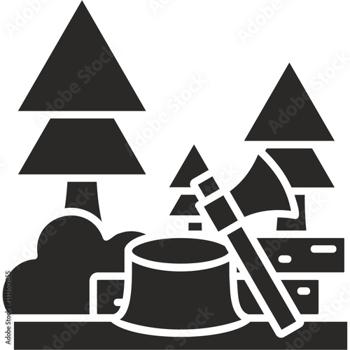 Deforestation Icon