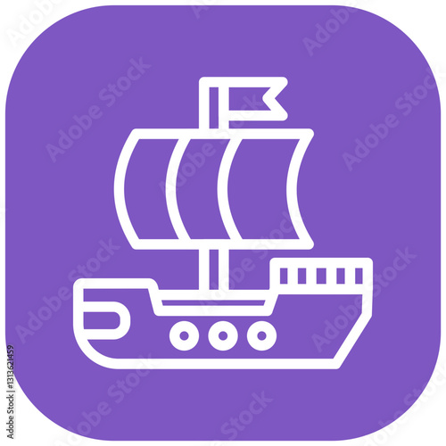 Pirate Ship Icon