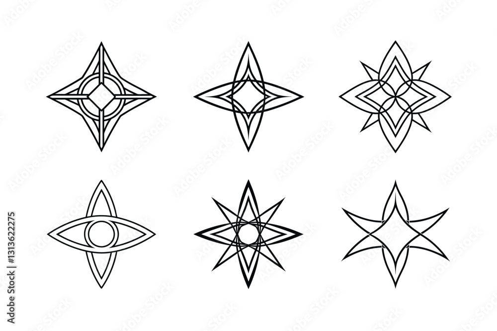 Obraz premium Futuristic Decorative Vector Illustration