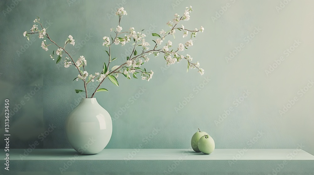 92. A muted pastel fade of warm honeydew green and dusty lilac, forming a harmonious and elegant appeal 92. A muted pastel fade of warm honeydew green and dusty lilac, forming a harmonious and elegant appeal