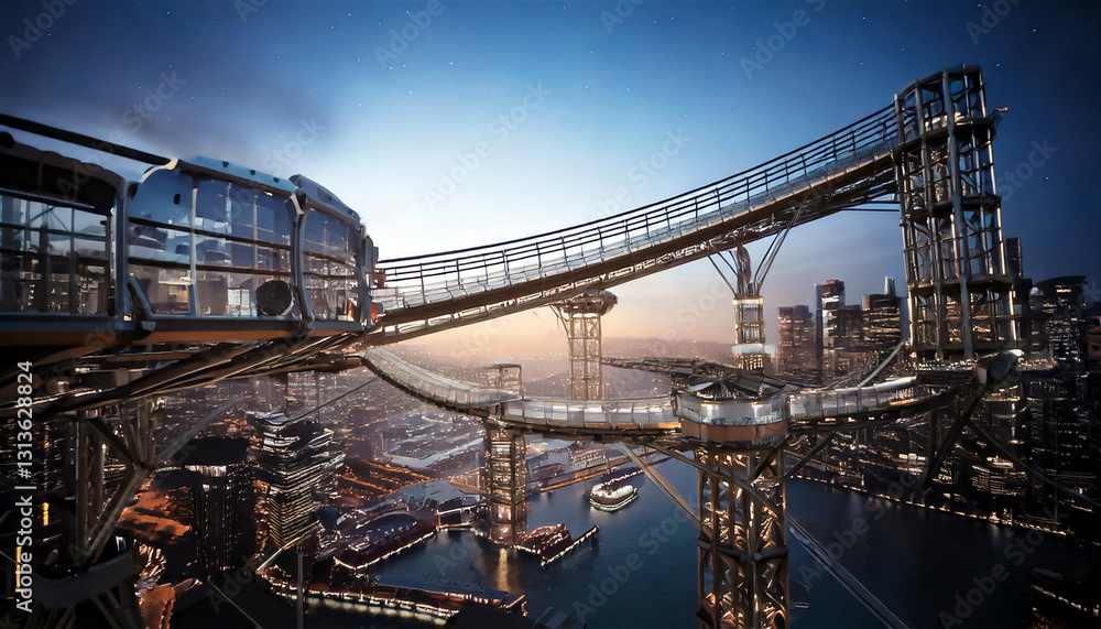 Gravity-Defying City Base AI-generated Gravity-Defying City Base AI-generated