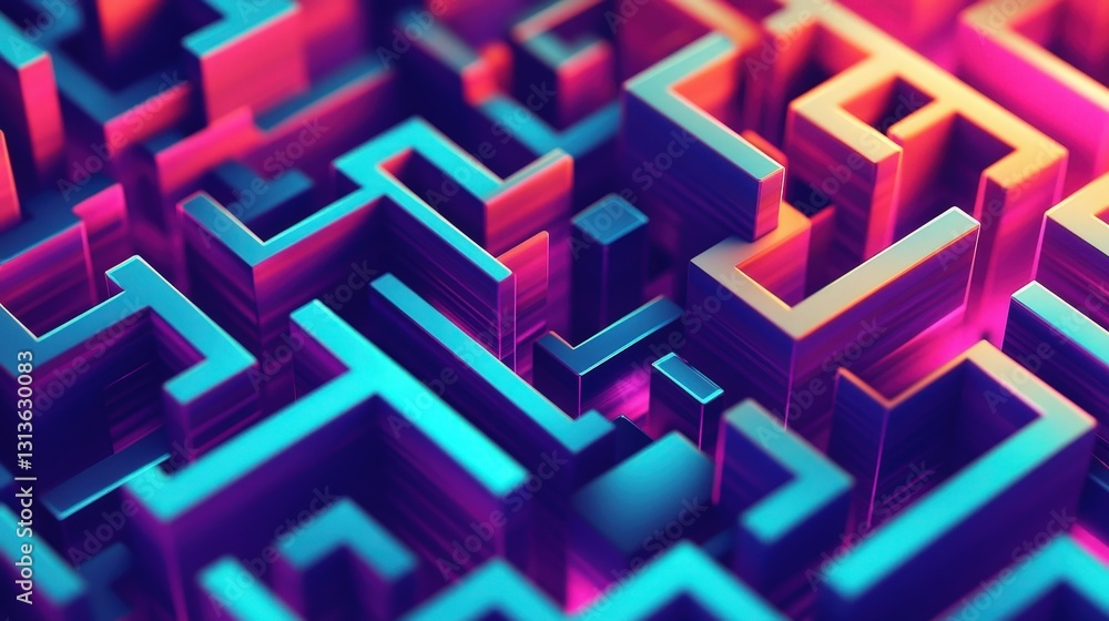 A visually stunning maze showcasing an array of colorful designs. A visually stunning maze showcasing an array of colorful designs.