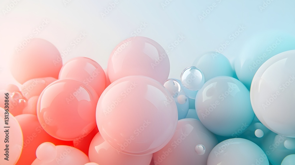 19. A light gradient shifting from baby blue to pastel coral, giving a fresh and modern appeal 19. A light gradient shifting from baby blue to pastel coral, giving a fresh and modern appeal