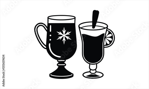  Mulled Wine Festive Drink Winter Cozy Icon