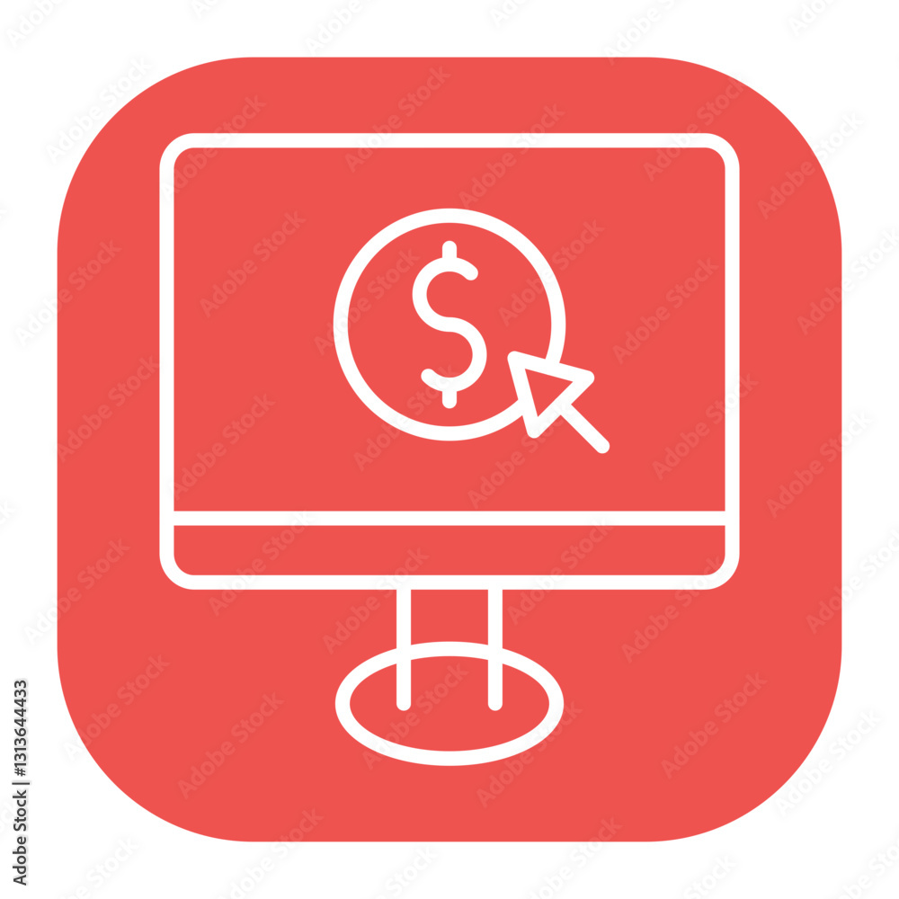 Cost Per Click Icon Cost Per Click Icon