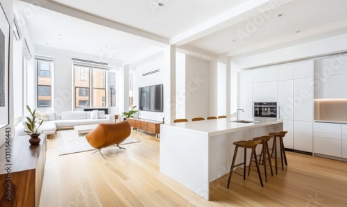 Modern NYC loft apartment  open concept design