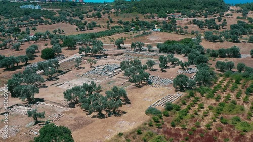 Teos Ancient City - 4k image of Teos Ancient City taken with a drone