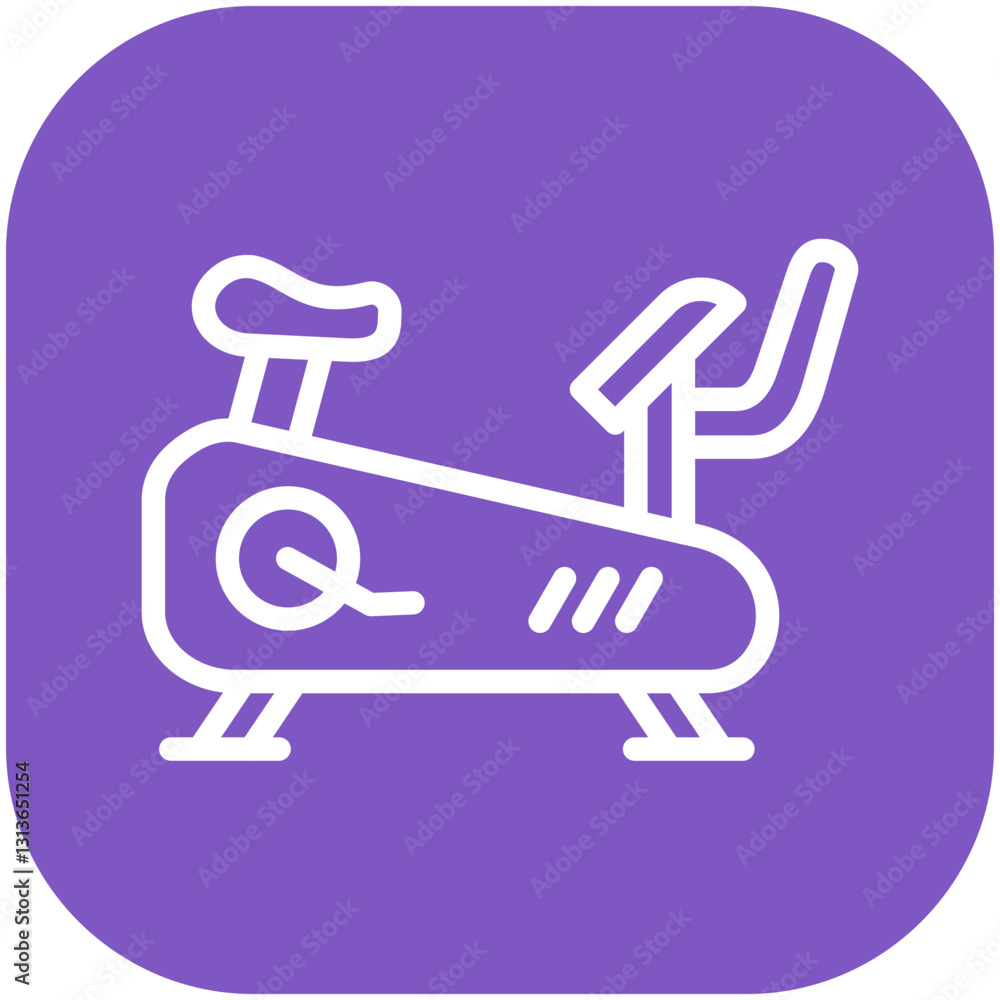 Exercise Bike Icon Exercise Bike Icon