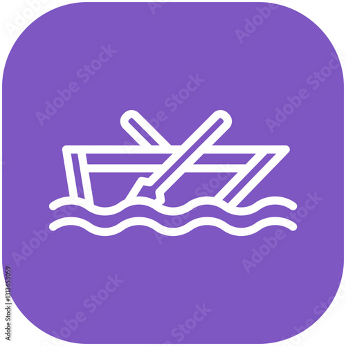 Rowing Boat Icon