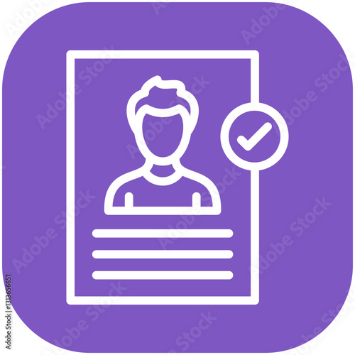 Job Candidate Male Icon