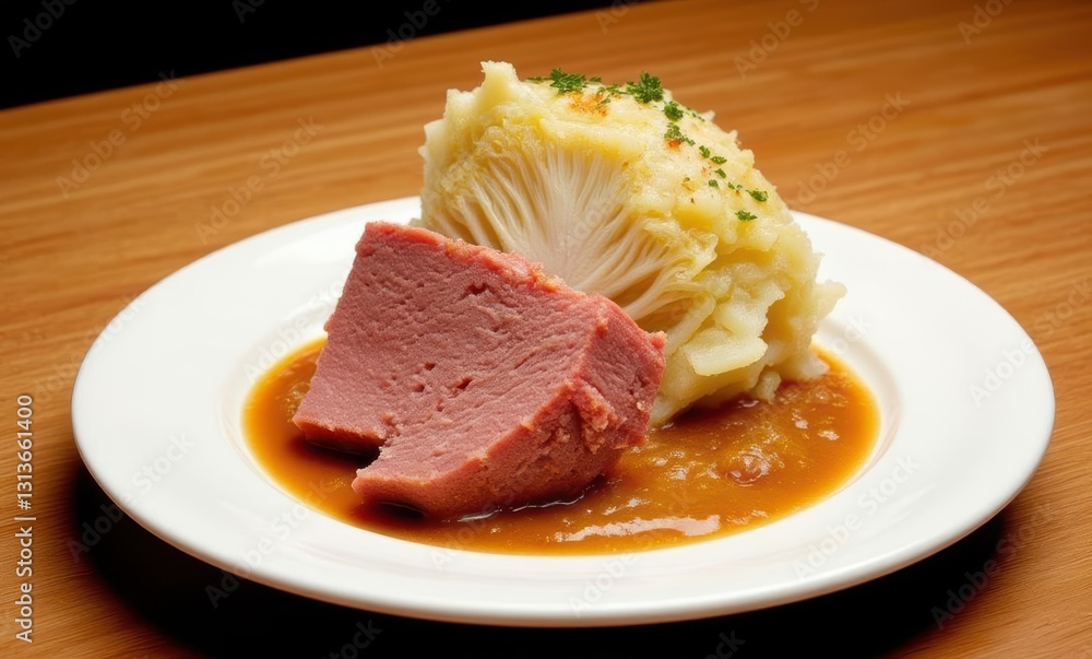 Delicious pork dish with cabbage Delicious pork dish with cabbage