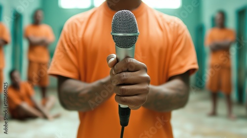 Prisoner Podcast: Inmate Grips Mic in Jail Talk Show