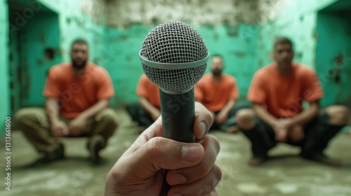 Prisoner Talk: Inmate Grips Mic in Jail Talk Show