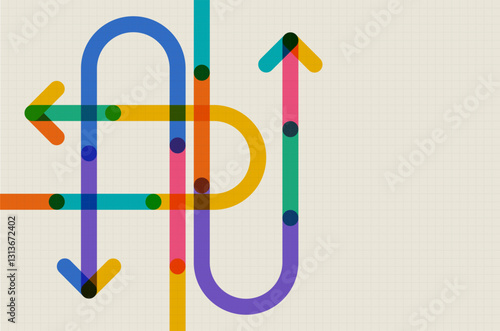 Abstract arrow direction. Business investment to success. financial data graph strategy. Technology background. High speed.