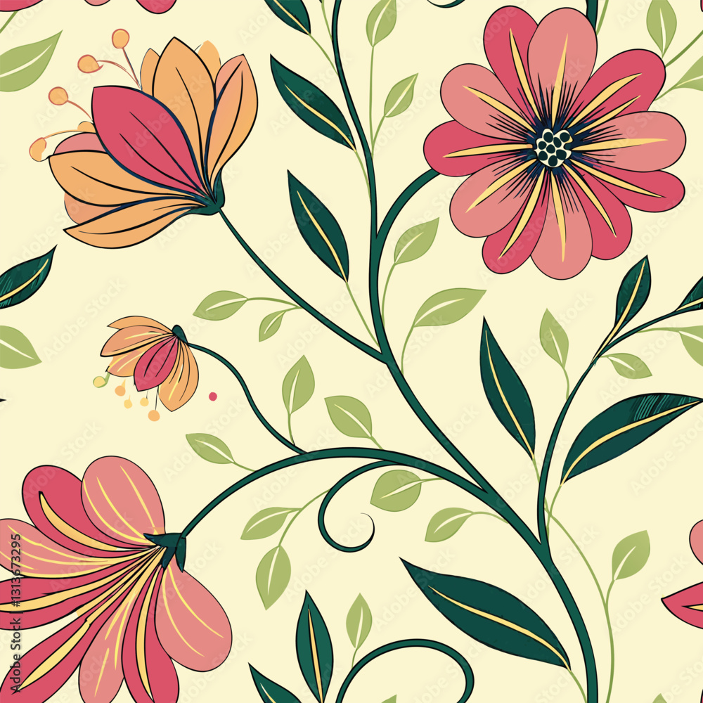 seamless pattern with flowers seamless floral background seamless floral pattern seamless pattern with flowers seamless floral background seamless floral pattern