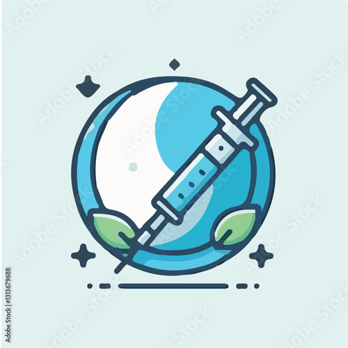 injection vector illustration