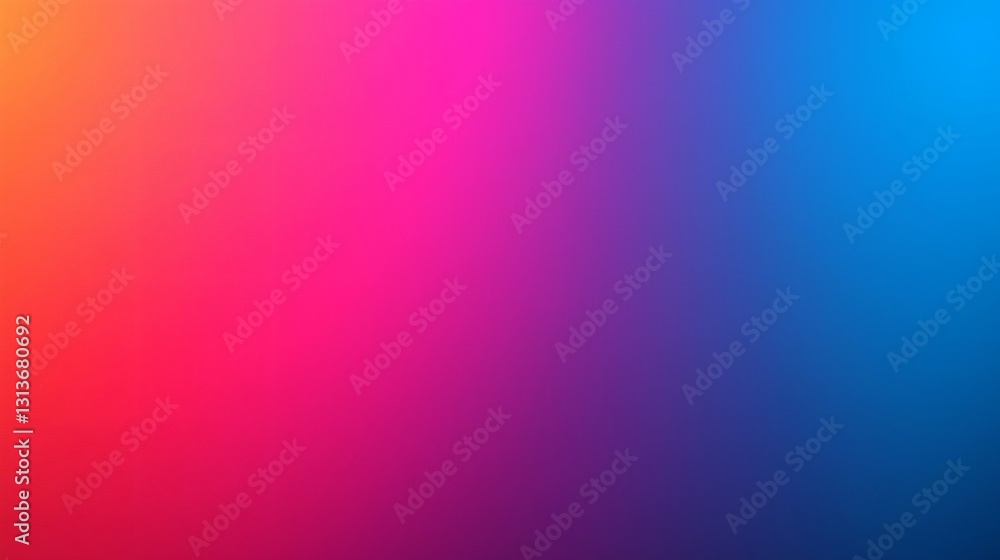 Fototapeta premium Vibrant Gradient Background with Colorful Pink Orange and Blue Tones