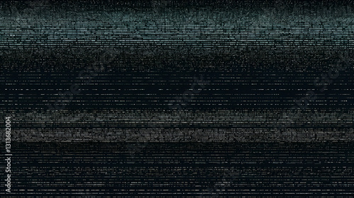 Retro CCTV or VHS Video White Noise Abstract Grunge Background. Scanlines Vibration Glitch. Video Damage Overlay Texture. Nostalgic Vintage 80s 90s Surveillance Technology Vector Illustration.