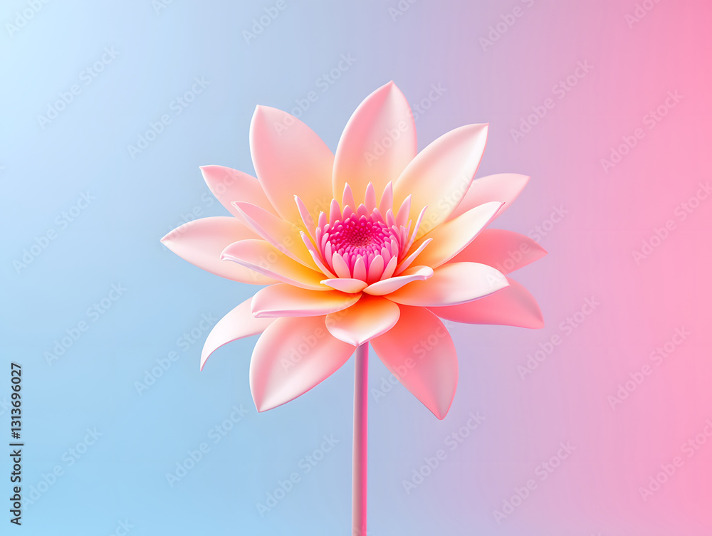 Obraz premium Colorful flower graphic poster PPT background, abstract flower computer wallpaper background